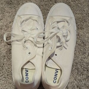 Converse Off-White Canvas Sneakers